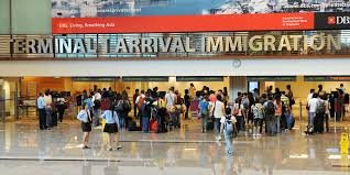 immigration internationale terminal arrivée documents officiels traduction juridique